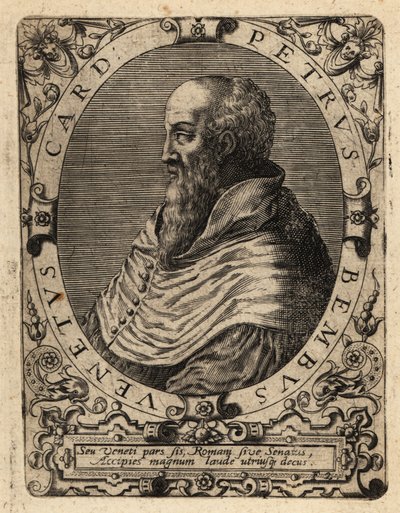 Pietro Bembo av Theodore de Bry