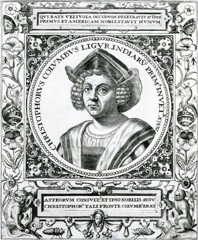 Portrett av Christopher Columbus (1451-1506) fra 