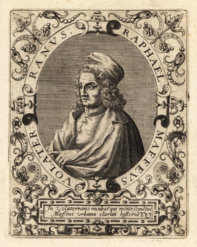 Raffaello Maffei , italiensk historiker av Theodore de Bry
