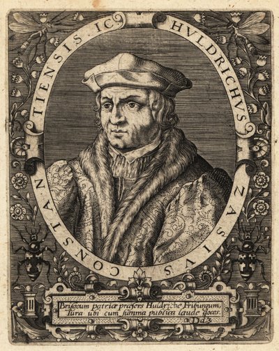Ulrich Zasius av Theodore de Bry