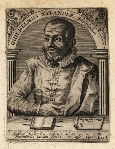 Wilhelm Xylander , tysk klassisk lærd. av Theodore de Bry