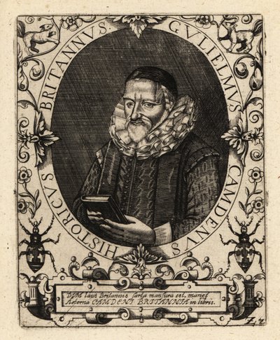 William Camden , engelsk antikvar. av Theodore de Bry