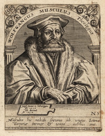 Wolfgang Musculus av Theodore de Bry