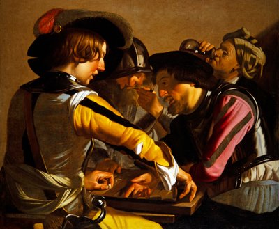 Backgammon-spillerne av Theodore van called Dirk Baburen