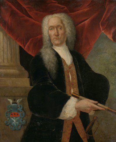 Abraham Patras (1735–1737) Portrett av Abraham Patras, generalguvernør for det nederlandske østindiske kompaniet av Theodorus Justinus Rheen