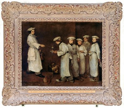 Kjøkkenscene, tidlig på 1860-tallet av Theodule Ribot