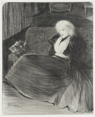 Skjør sang av Théophile Alexandre Steinlen