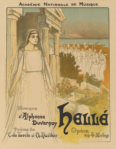 Hellé av Théophile Alexandre Steinlen