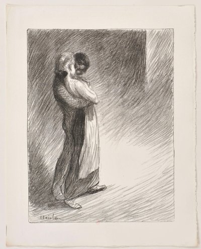 Forstadsidyll av Théophile Alexandre Steinlen