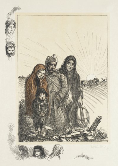 Tilbake til hjemmet av Théophile Alexandre Steinlen