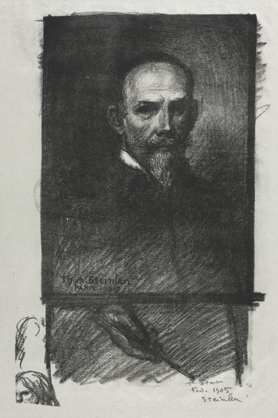 Selvportrett av Théophile Alexandre Steinlen