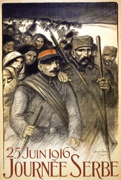 Serbian Day, June 25 av Théophile Alexandre Steinlen