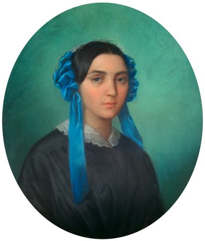 Portrett av en ung jente, 1843 av Theophile Gautier