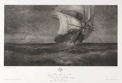 Fantomskipet, eller på bølgene av Theophile Narcisse Chauvel