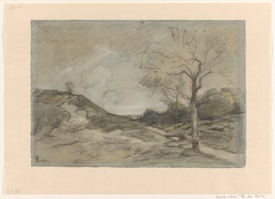 sanddynelandskap av Theophile de Bock