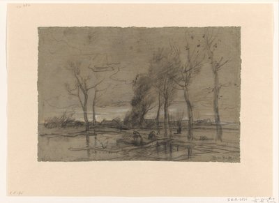 høstlandskap av Theophile de Bock