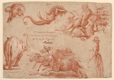 Tittelside, fra "IXe Cahier de Fragment" av Therèse Éléonore Lingée