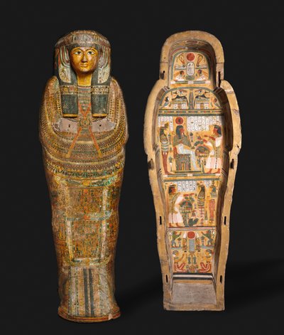 Kiste av Nesykhonsu, Theben, sent 21. til tidlig 22. dynasti av Third Intermediate Period Egyptian