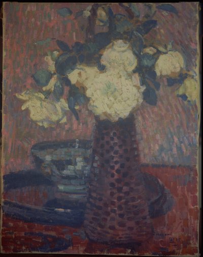Bukett med blomster, 1905 av Théo van Rysselberghe