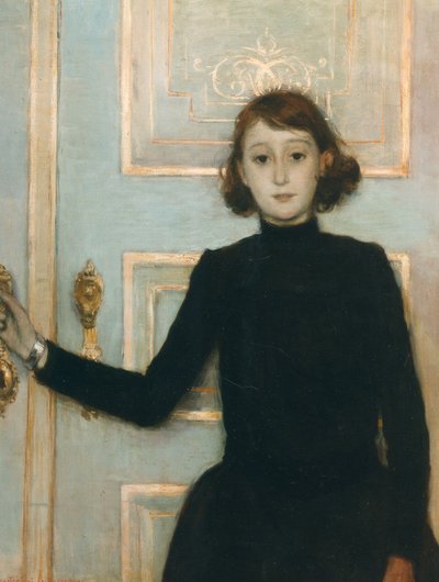 Portrett av Marguerite van Mons, 1886. av Théo van Rysselberghe
