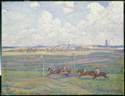 Veddeløpsbanen i Boulogne-sur-Mer av Théo van Rysselberghe
