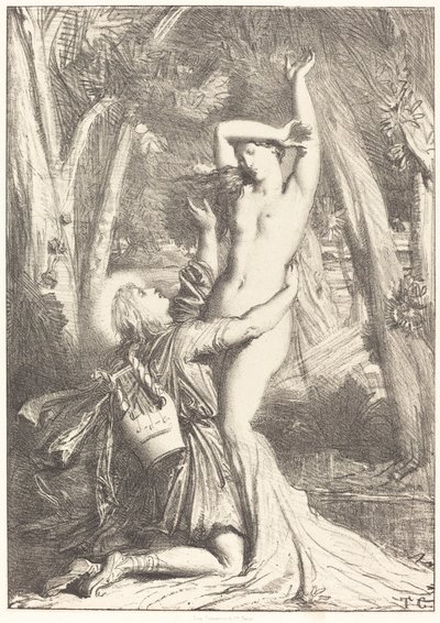 Apollo og Daphne av Théodore Chassériau