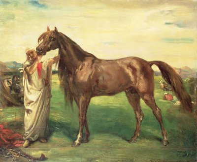Hadji, en arabisk hingst, 1853 av Théodore Chassériau