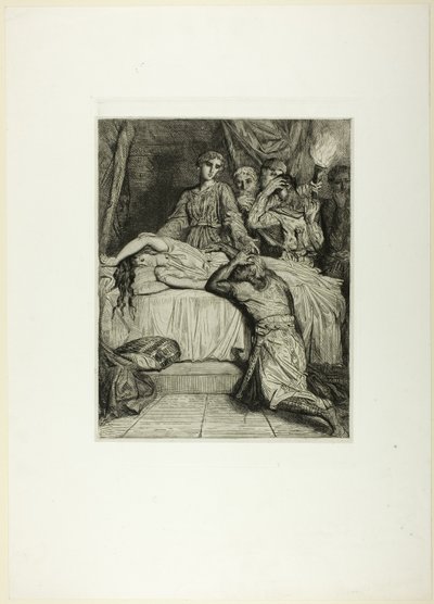 Åh! Åh! Å!, tallerken fjorten fra Othello av Théodore Chassériau