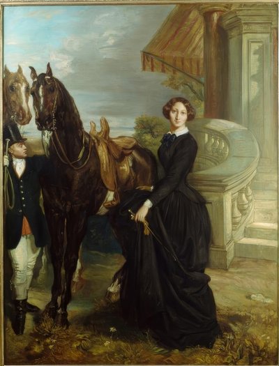 Portrett av grevinnen av Ranchicourt av Théodore Chassériau