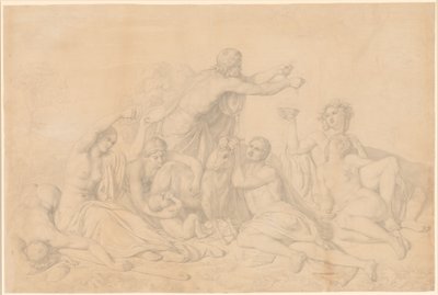 Sykepleien til Jupiter av Théodore Chassériau