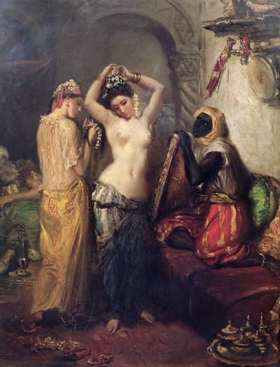 Toalettet i Seraglio av Théodore Chassériau