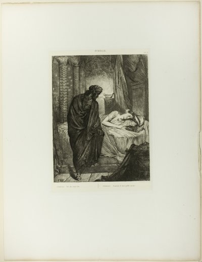 Yet She Must Die, plate elleve fra Othello av Théodore Chassériau