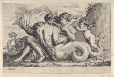 Siren and Triton Mythological Figures (serietittel) av Théodorus van Kessel
