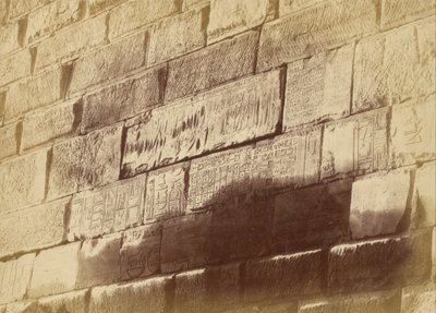 Hieroglyfe påskrifter på Elephanta av Théodule Devéria