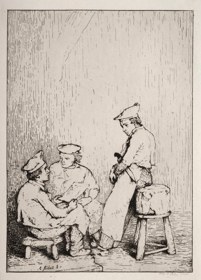 Kartet. av Auguste Theodule Ribot