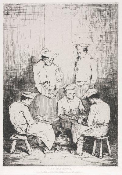 Potetskrellerne. av Auguste Theodule Ribot