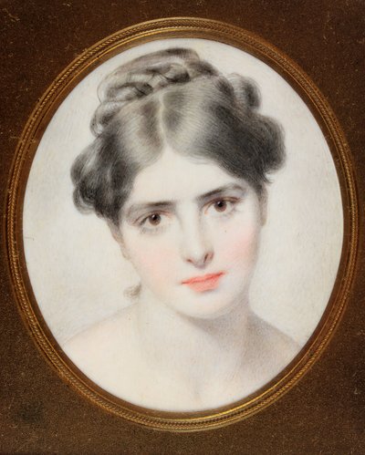 Fanny Kemble (emalje) av Thomas (after) Lawrence