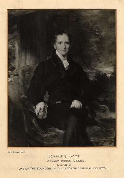 Portrett av Benjamin Gott av Thomas (after) Lawrence