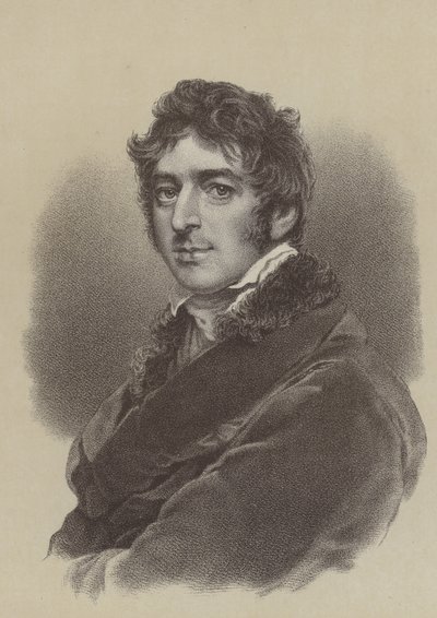 William Lamb, 2. Viscount Melbourne, britisk statsminister 1834 og 1835-1841 (litho) av Thomas (after) Lawrence