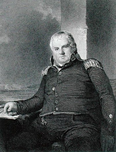 General Jonathan Williams (1750-1815) gravert av Richard W. Dodson (1812-67) (gravering) av Thomas (after) Sully