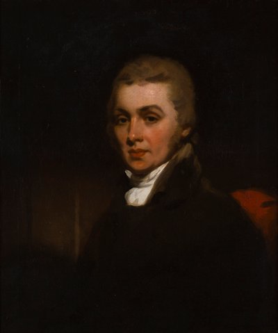 Portrett av en gentleman (olje på lerret) av Thomas (circle of) Lawrence