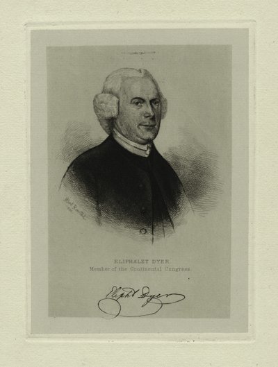 Eliphalet Dyer (etsing) av Thomas Addis (after) Emmet