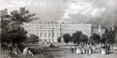 Hampton Court Palace av Thomas Allom