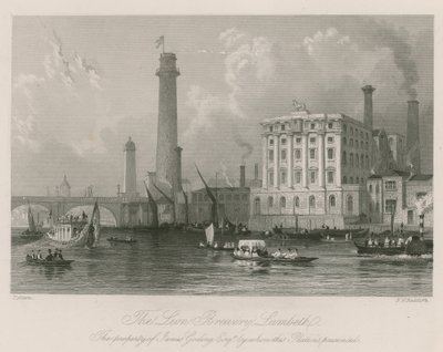 Løvebryggeriet i Lambeth av Thomas Allom