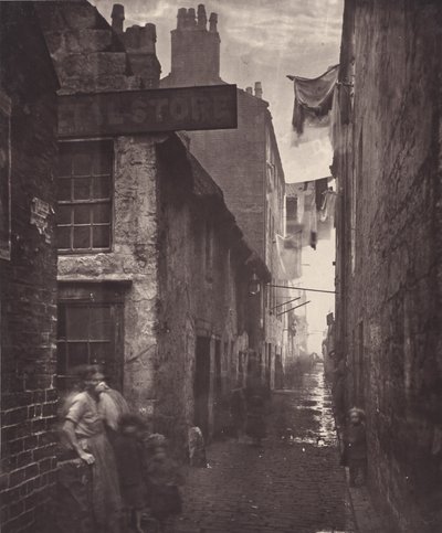 Gamle Vennel, utenfor High Street av Thomas Annan