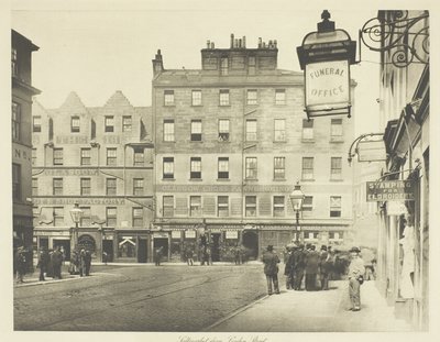 Saltmarket fra London Street av Thomas Annan