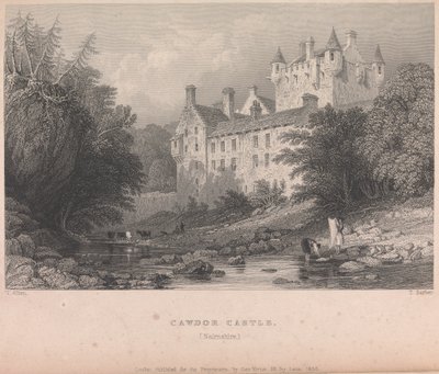 Cawdor Castle, Narnshire (utgitt av G. Virtue); side 59 (bind 1) av Thomas Barber