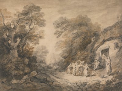 Hyttedøren av Thomas Barker