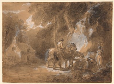 Stopp ved våren. av Thomas Barker