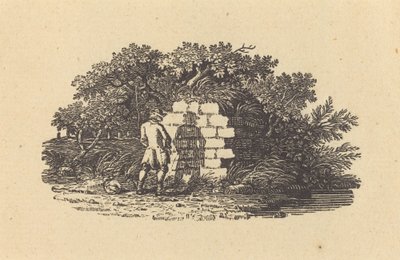 Mann som pisser av Thomas Bewick